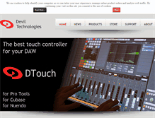 Tablet Screenshot of deviltechnologies.com